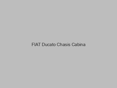 Enganches económicos para FIAT Ducato Chasis Cabina